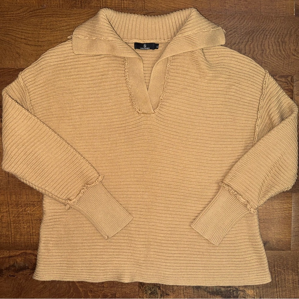 Lillusory Tan Women's Sweater